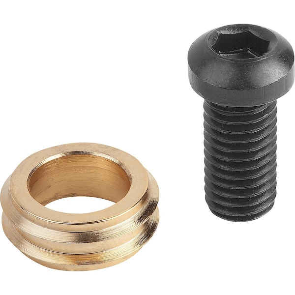 Cam Screw With Knife Edge Washer D=M12X22, 5 Mild Steel, Comp:Carbon Steel
